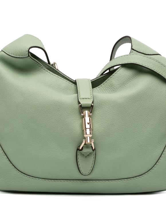 Gucci Green Calfskin Jackie O Bouvier Crossbody