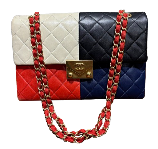 Chanel Quilted Colourblock Shoulder Bag