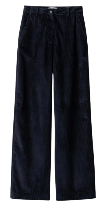 Miu Miu Navy Velvet Trousers