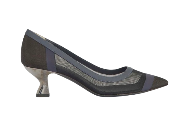 Fendi Mesh Heeled Pumps