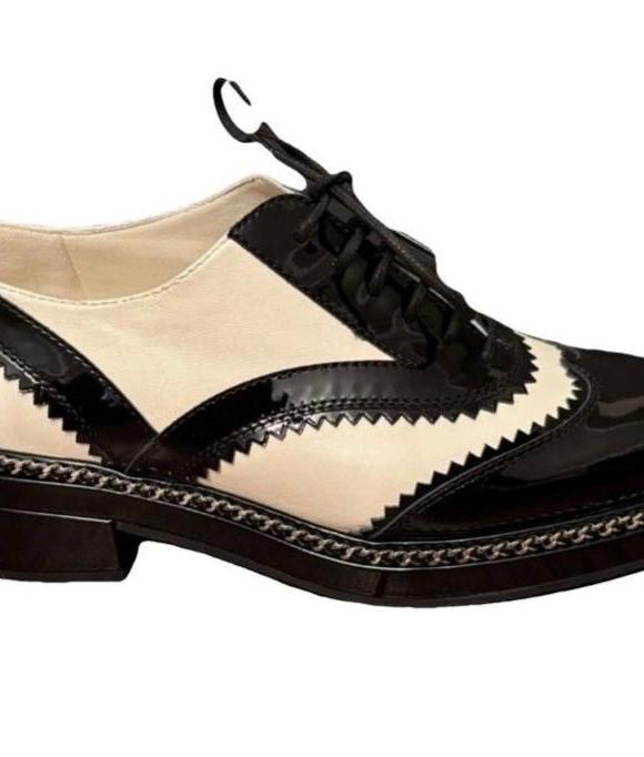 Chanel Leather Brogues