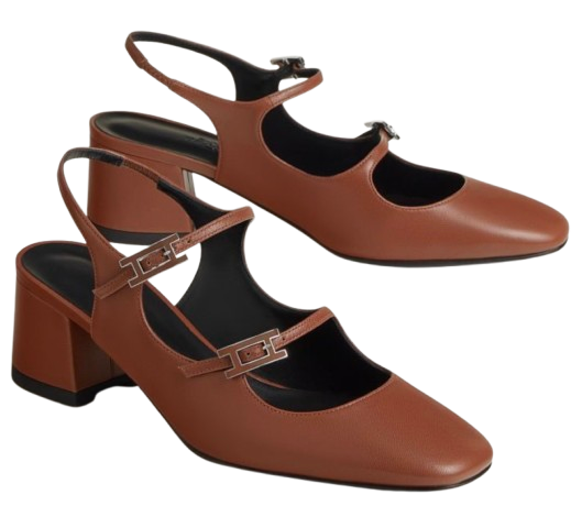 Hermes Tan Jackie Sandals
