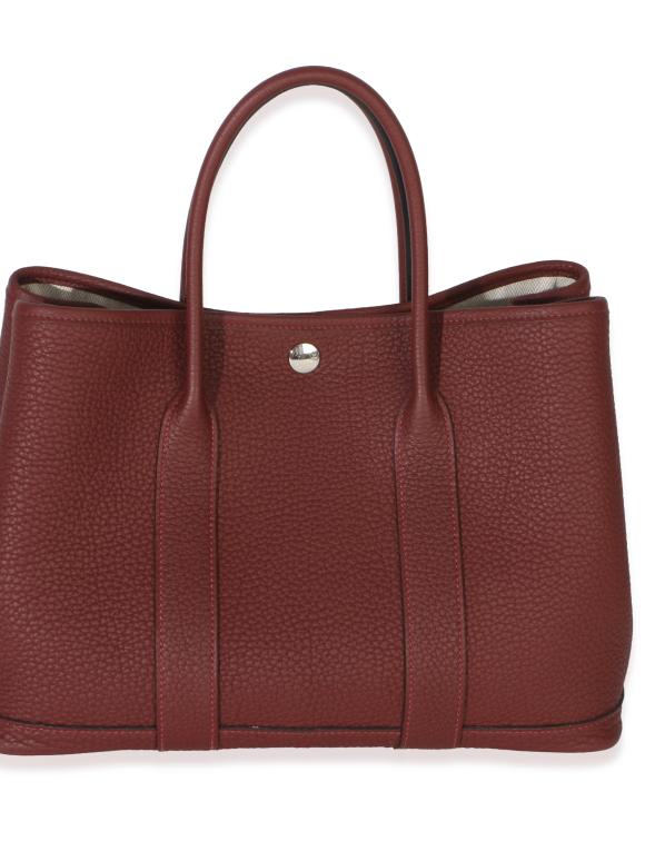 Hermes Hermès Rouge H Negonda Garden Party 30 PHW