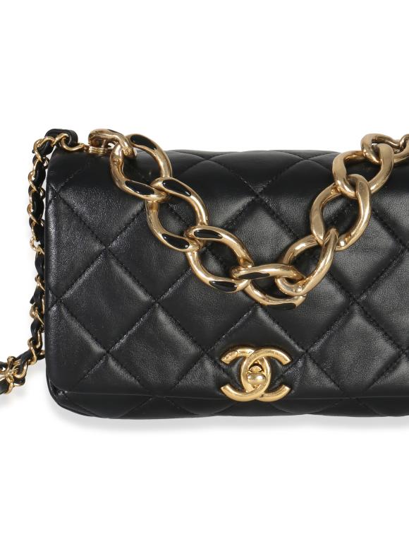 Chanel  Quilted Lambskin Small Colour Match Flap Bag