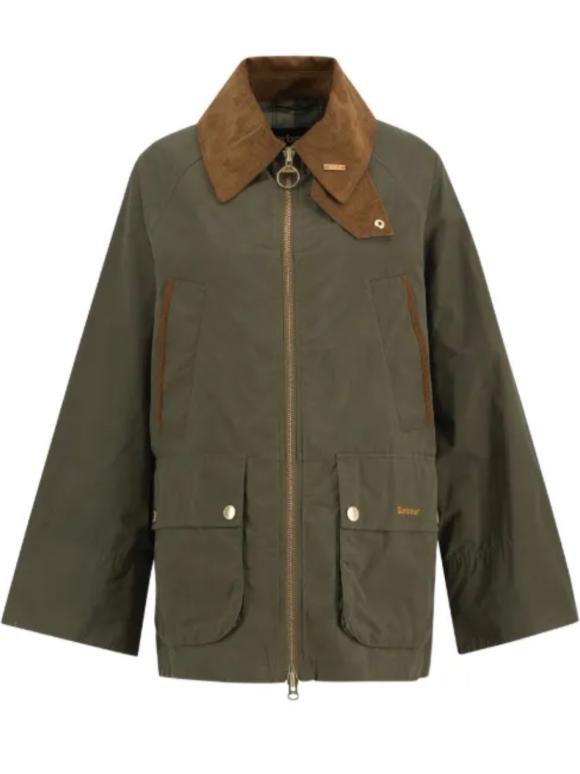 Barbour Olive green Zip Front Jacket