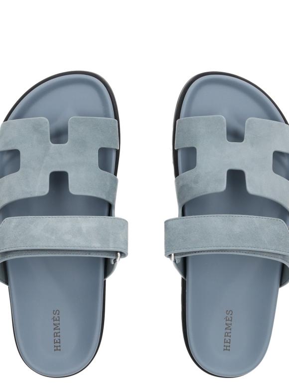Hermes Hermès Chypre Techno Sandals Bleu
