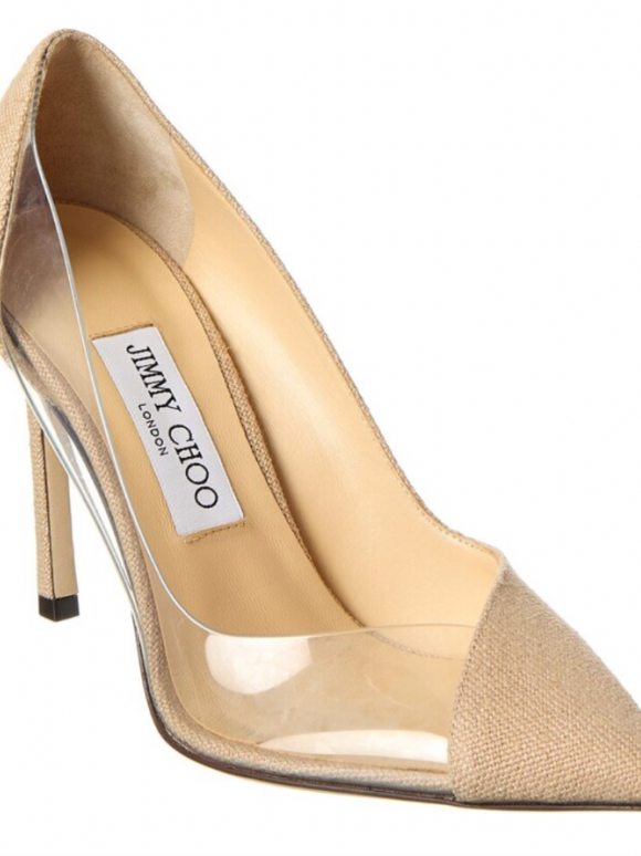 Jimmy Choo Nude Heeled Pumps