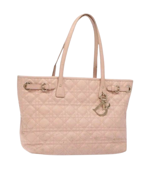 Dior Chanel Pink Leather Tote