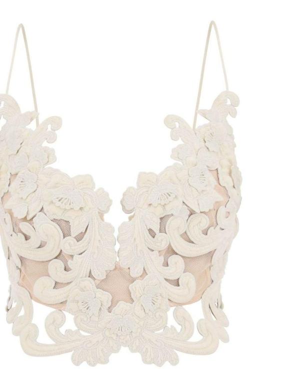 Zimmermann Beige Lace Camisole Top