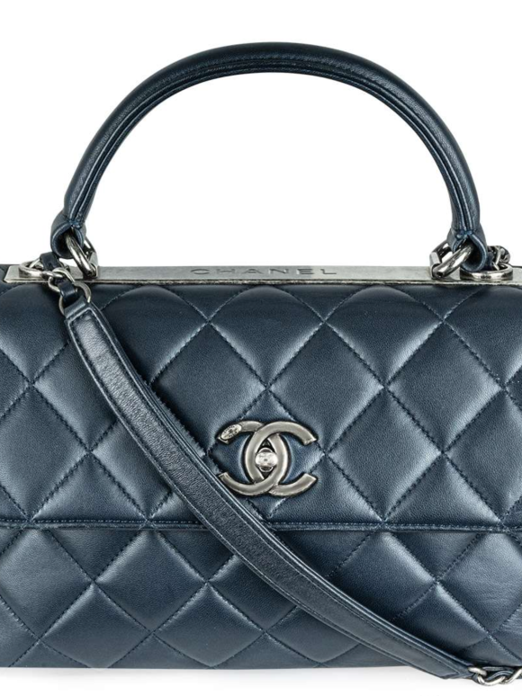 Chanel Trendy CC Small Navy Flap Bag