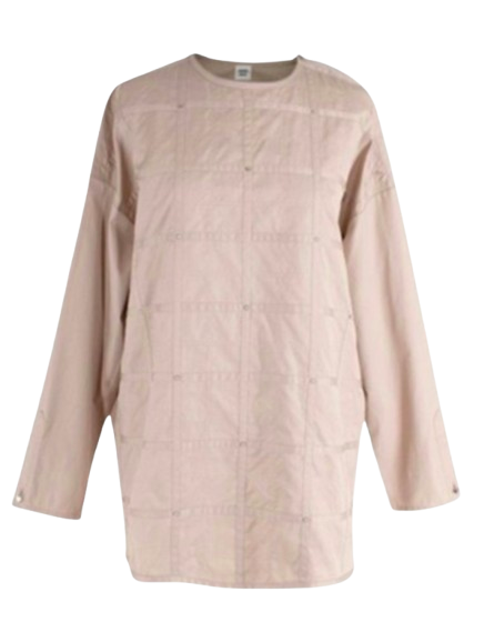 Hermes Beige Studded Cotton Tunic
