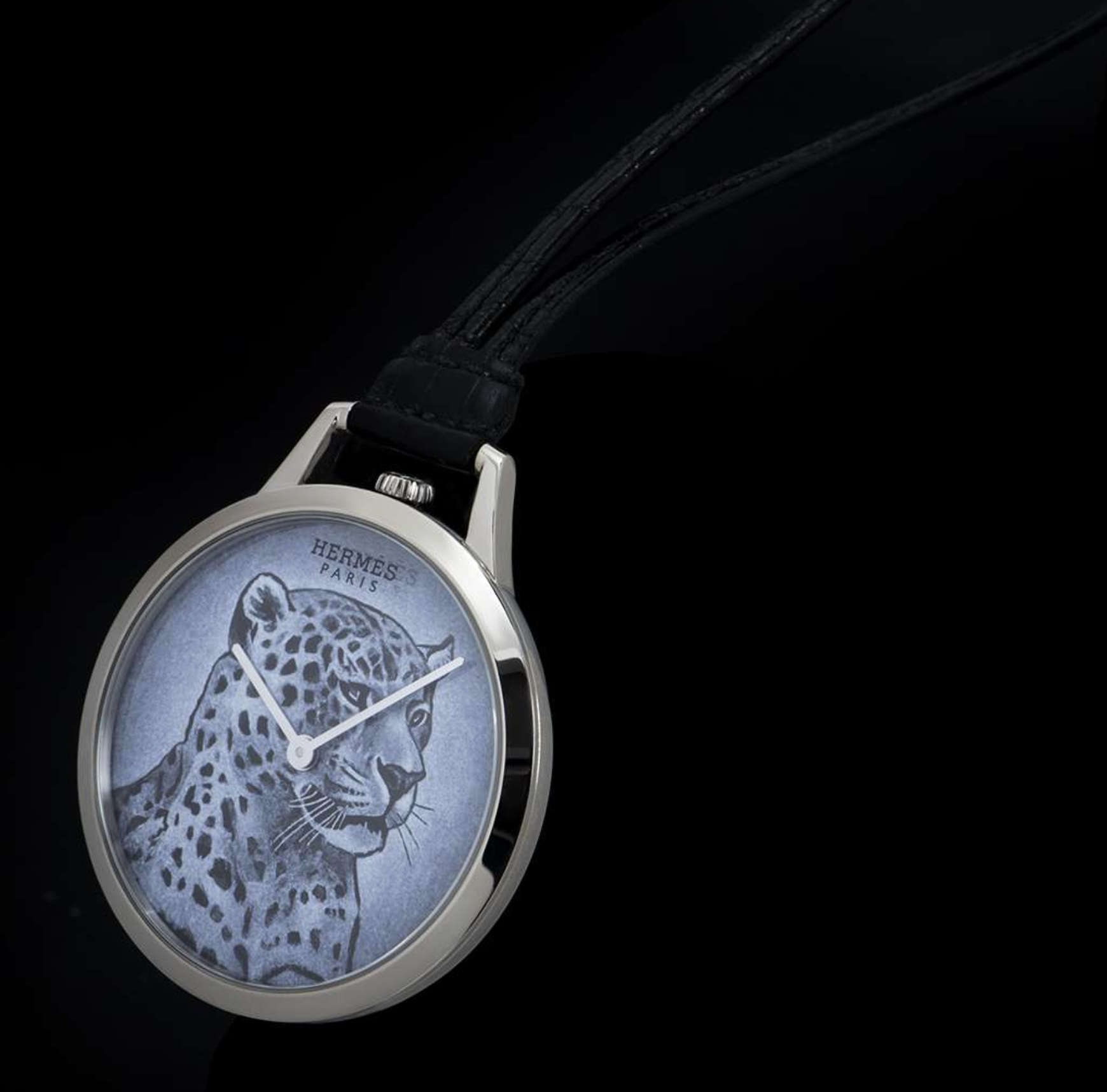 Hermes Panther D'Hermes Pocket Watch Hewi