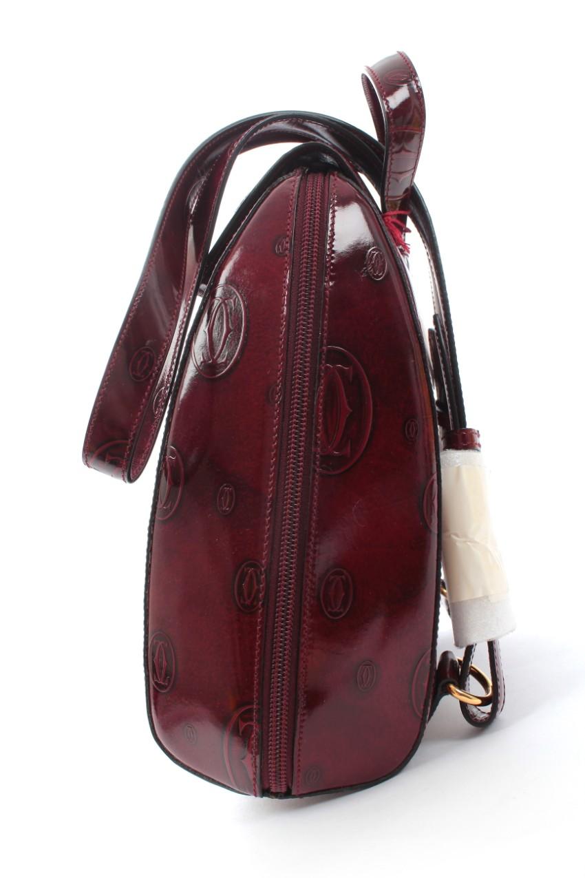 Cartier Cartier Vintage Must De Cartier Patent Backpack Hewi