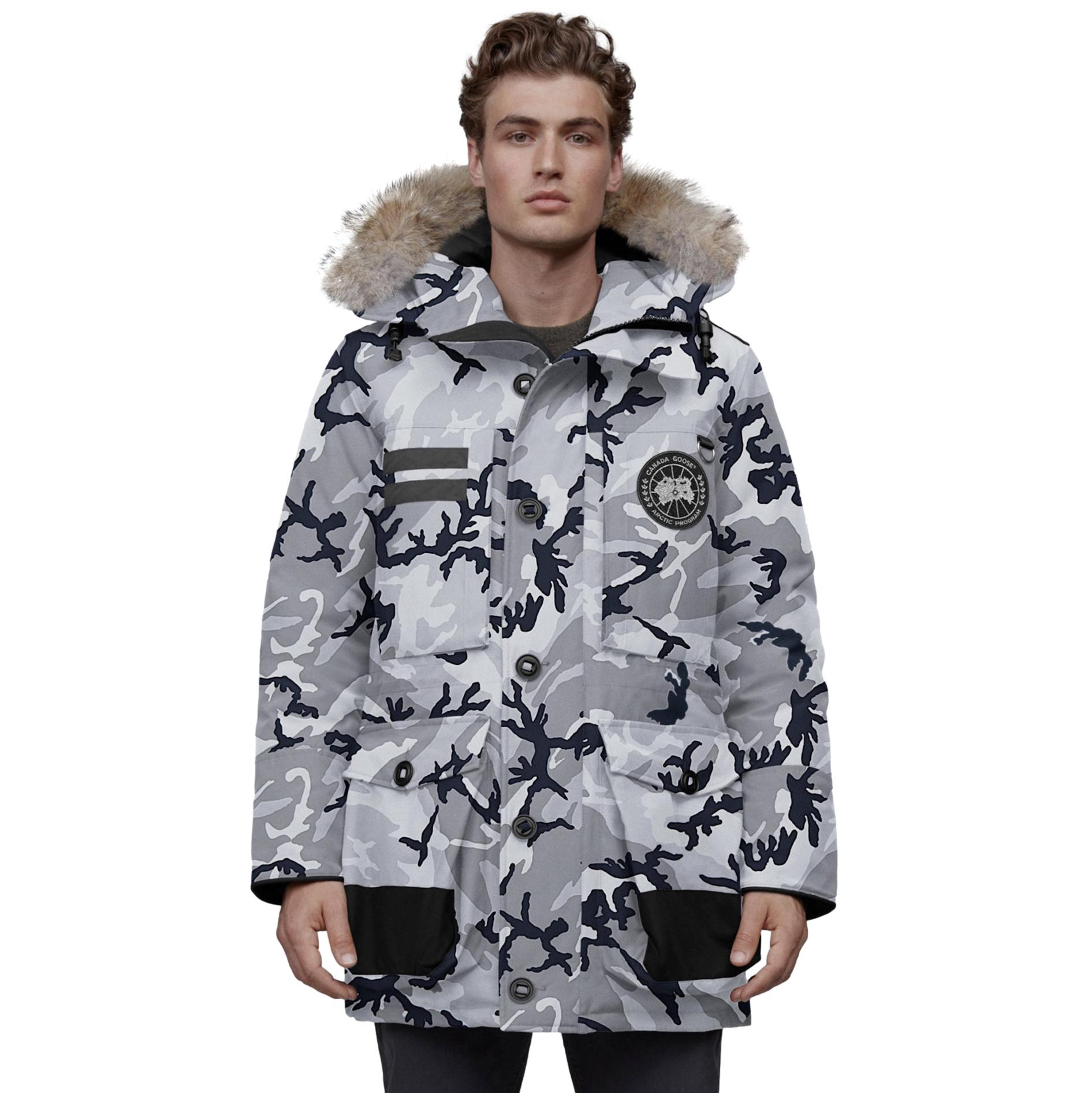 Canada goose macculloch parka black label grey camo Clearance