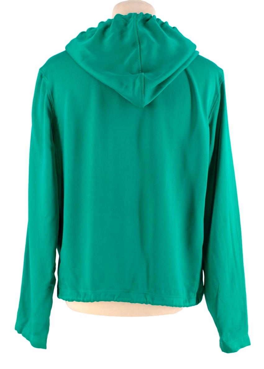 Emerald green hoodie women's Clearance
