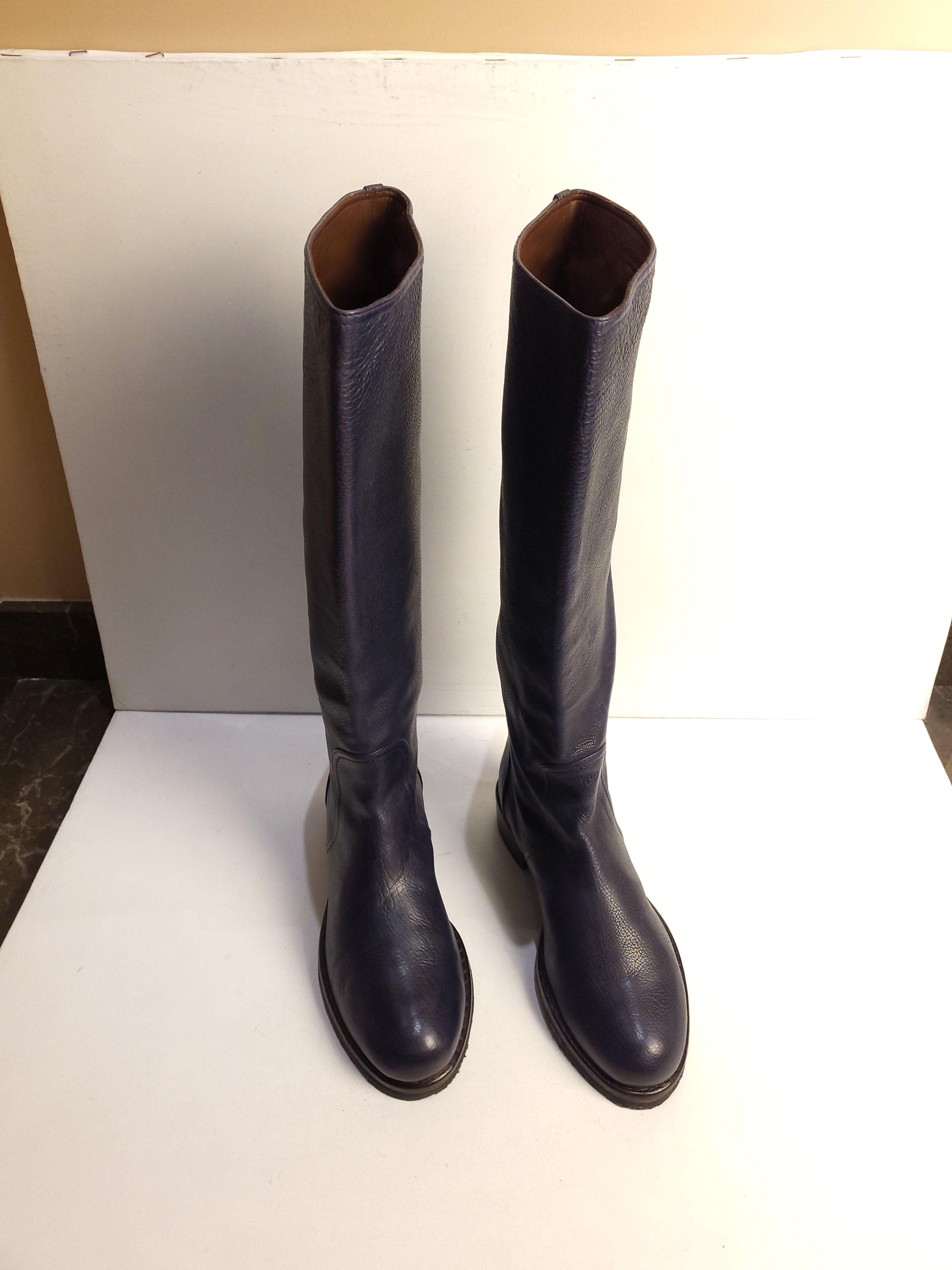 flat long boots