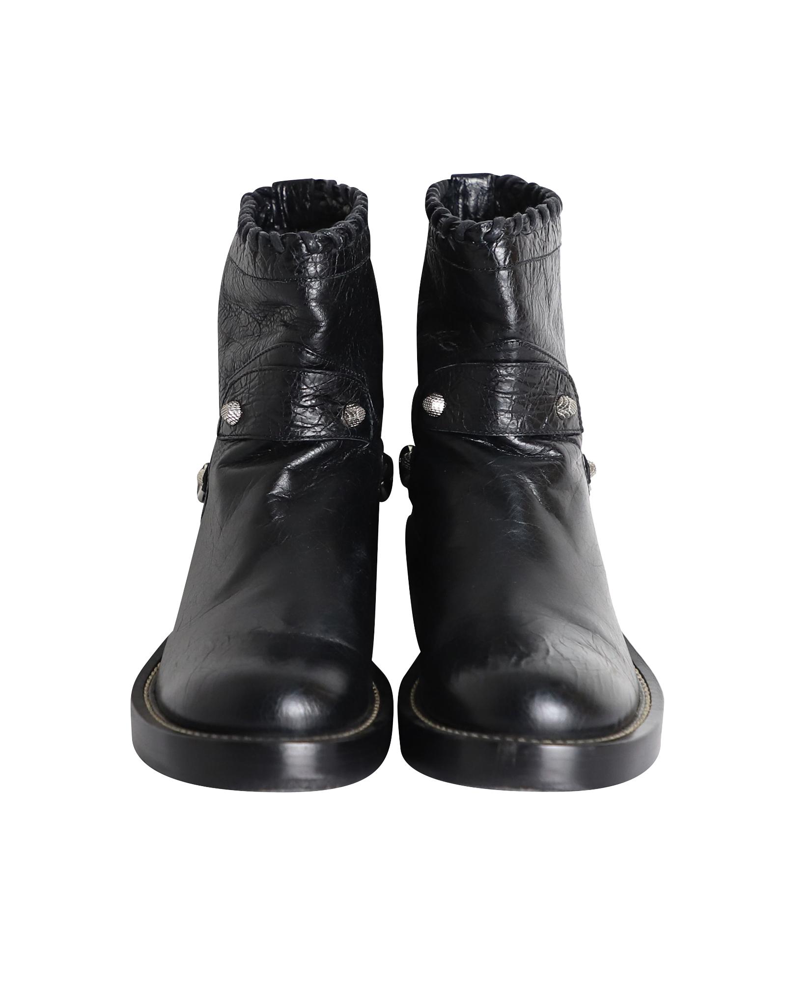 balenciaga biker ankle boots