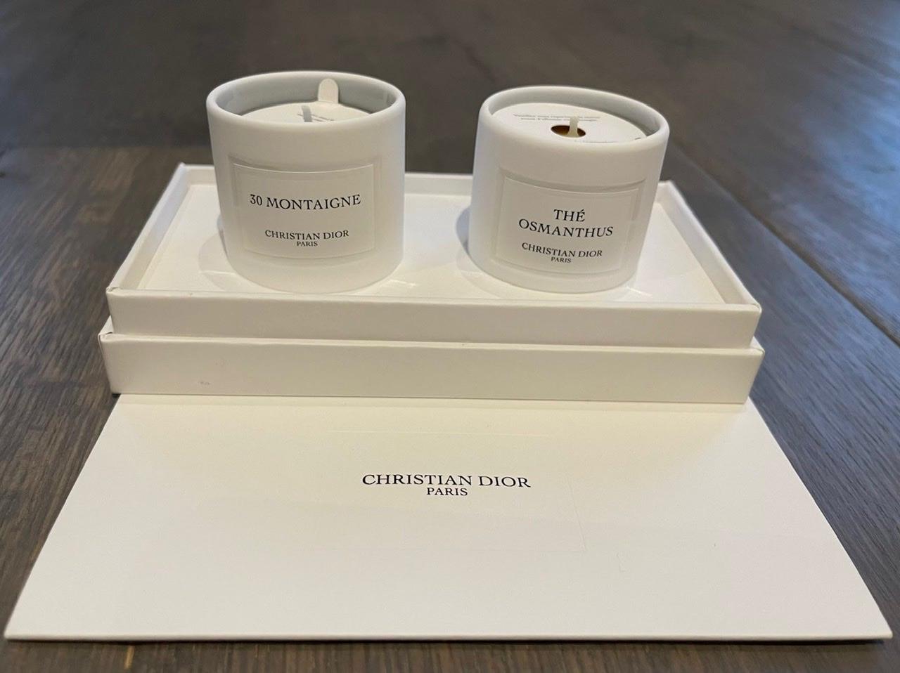 Dior 30 Montaigne & Osmanthus 35g Candle Gift Set Hardly Ever Worn It